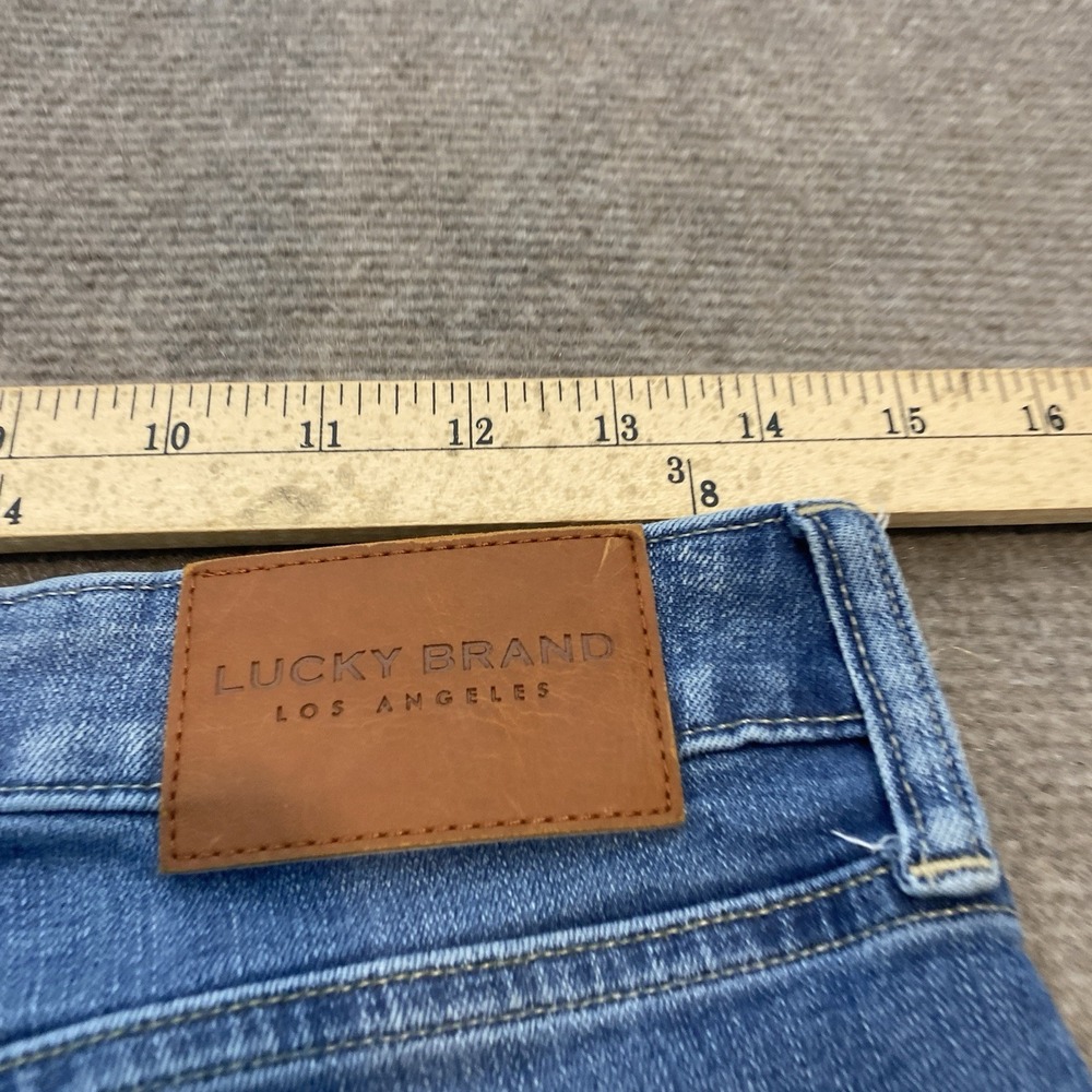 Lucky Brand Blue Faded Straight-Leg Jeans - Picture 8 of 13